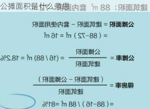 公摊面积是什么意思