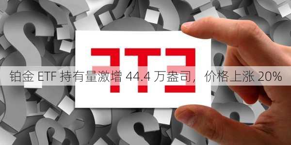 铂金 ETF 持有量激增 44.4 万盎司，价格上涨 20%