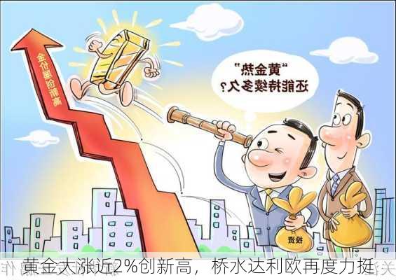 黄金大涨近2%创新高，桥水达利欧再度力挺