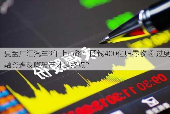 复盘广汇汽车9年上市路：圈钱400亿归零收场 过度融资遭反噬破产才是终点？