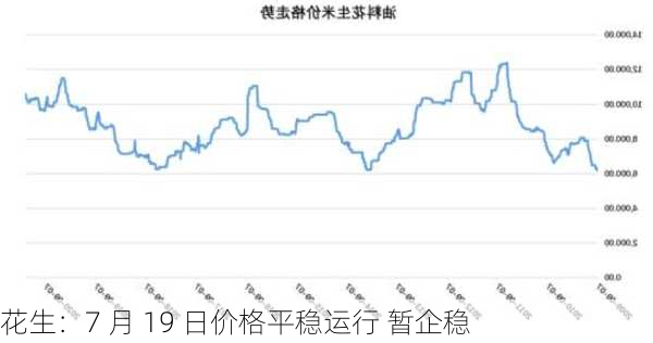 花生：7 月 19 日价格平稳运行 暂企稳