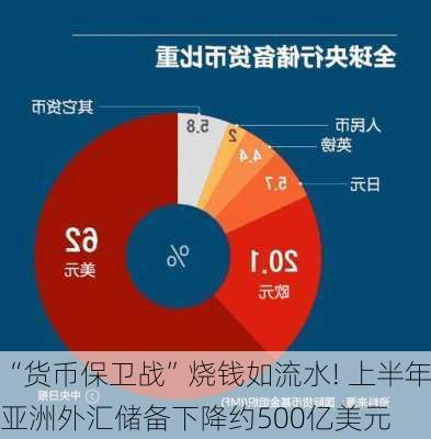 “货币保卫战”烧钱如流水! 上半年亚洲外汇储备下降约500亿美元