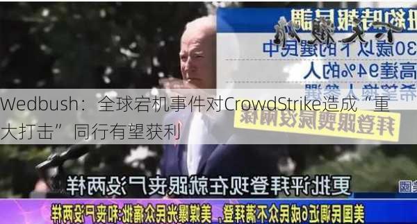 Wedbush：全球宕机事件对CrowdStrike造成“重大打击” 同行有望获利