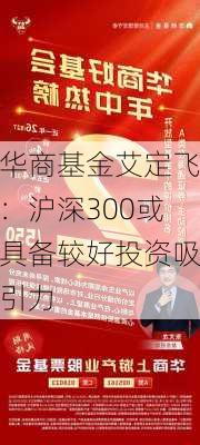 华商基金艾定飞：沪深300或具备较好投资吸引力