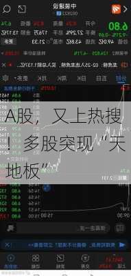 A股，又上热搜！多股突现“天地板”