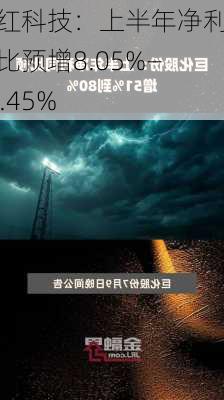 昌红科技：上半年净利同比预增8.05%—17.45%