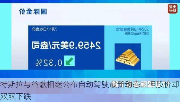 特斯拉与谷歌相继公布自动驾驶最新动态，但股价却双双下跌