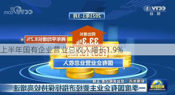 上半年国有企业营业总收入增长1.9%