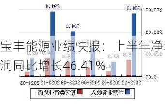 宝丰能源业绩快报：上半年净利润同比增长46.41%