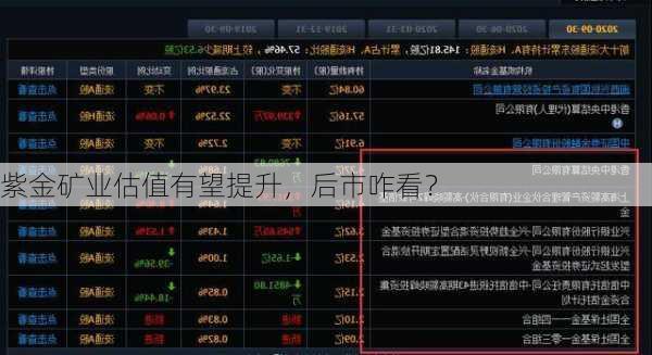 紫金矿业估值有望提升，后市咋看？