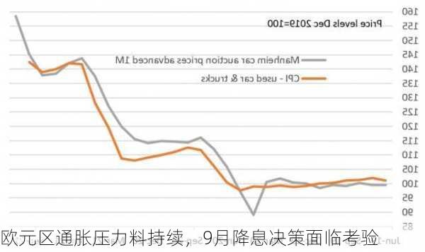 欧元区通胀压力料持续，9月降息决策面临考验