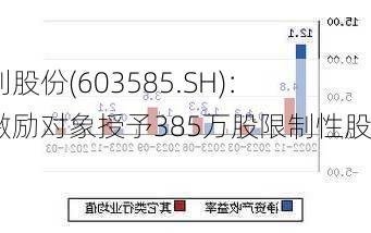 苏利股份(603585.SH)：向激励对象授予385万股限制性股票