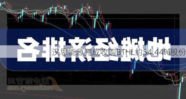 汉思能源完成收购BTHL约54.44%股份