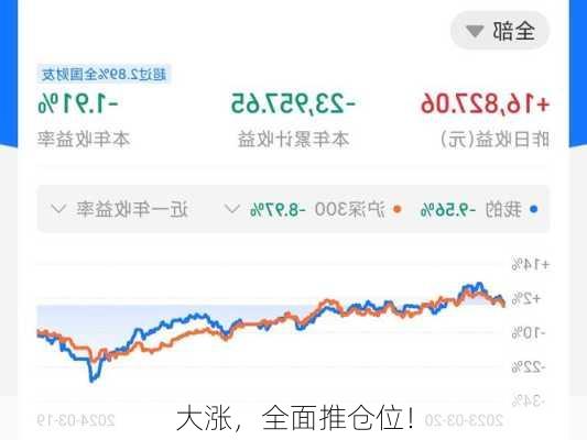 大涨，全面推仓位！