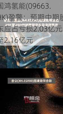 国鸿氢能(09663.HK)盈警：预期中期股东应占亏损2.03亿元至2.16亿元