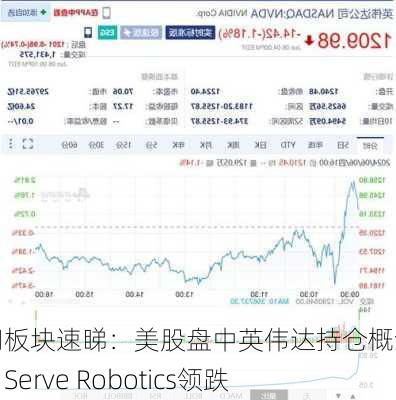 热门板块速睇：美股盘中英伟达持仓概念走弱，Serve Robotics领跌