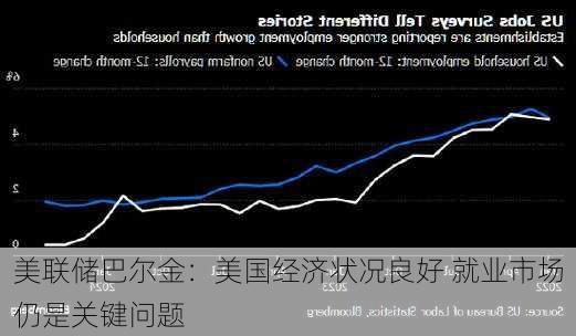 美联储巴尔金：美国经济状况良好 就业市场仍是关键问题