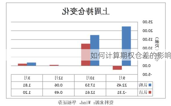 如何计算期权仓差的影响