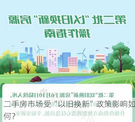 二手房市场受“以旧换新”政策影响如何？