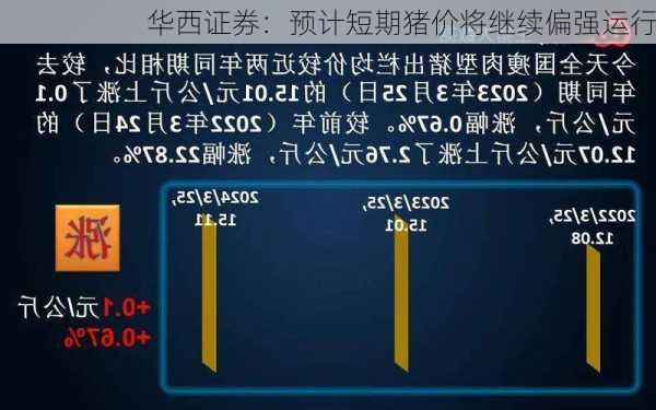 华西证券：预计短期猪价将继续偏强运行