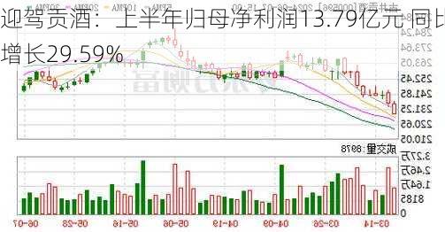 迎驾贡酒：上半年归母净利润13.79亿元 同比增长29.59%