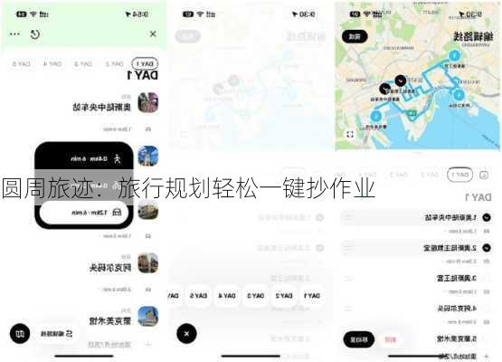 圆周旅迹：旅行规划轻松一键抄作业