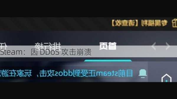 Steam：因 DDoS 攻击崩溃