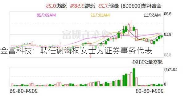 金富科技：聘任谢海桐女士为证券事务代表