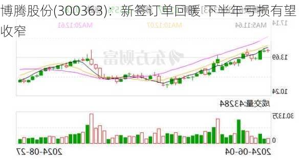 博腾股份(300363)：新签订单回暖 下半年亏损有望收窄