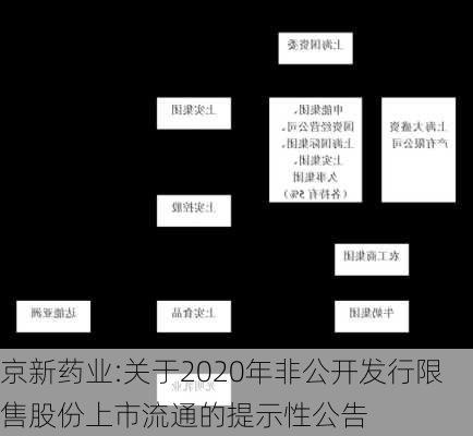 京新药业:关于2020年非公开发行限售股份上市流通的提示性公告