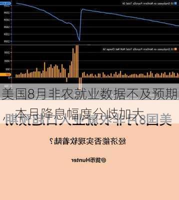 美国8月非农就业数据不及预期，本月降息幅度分歧加大