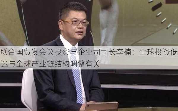 联合国贸发会议投资与企业司司长李楠：全球投资低迷与全球产业链结构调整有关