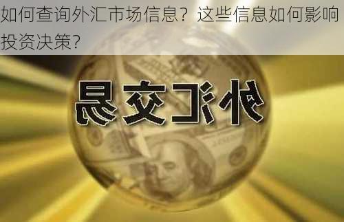 如何查询外汇市场信息？这些信息如何影响投资决策？