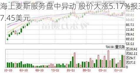 海上麦斯服务盘中异动 股价大涨5.17%报37.45美元