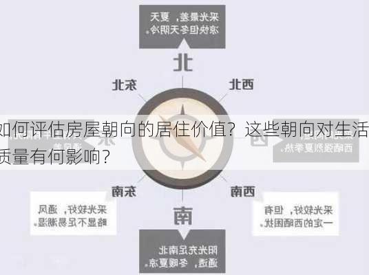 如何评估房屋朝向的居住价值？这些朝向对生活质量有何影响？