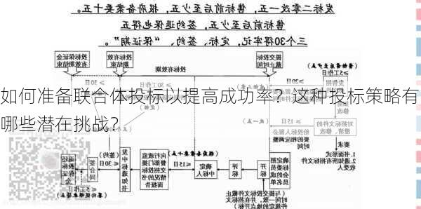 如何准备联合体投标以提高成功率？这种投标策略有哪些潜在挑战？