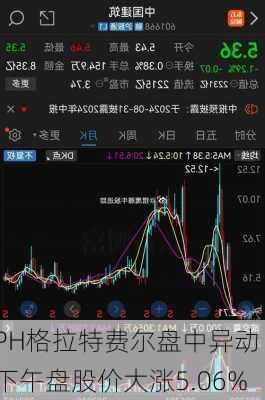 PH格拉特费尔盘中异动 下午盘股价大涨5.06%