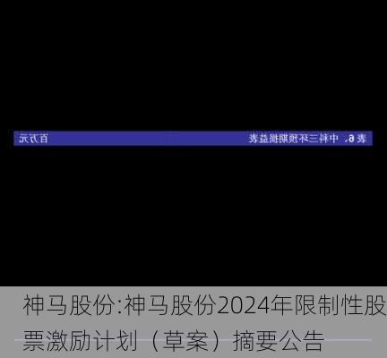 神马股份:神马股份2024年限制性股票激励计划（草案）摘要公告