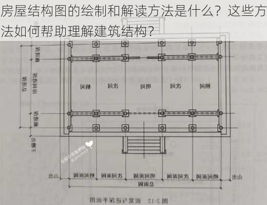 房屋结构图的绘制和解读方法是什么？这些方法如何帮助理解建筑结构？