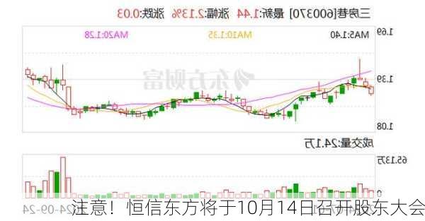 注意！恒信东方将于10月14日召开股东大会