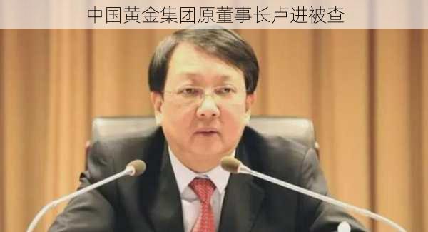 中国黄金集团原董事长卢进被查