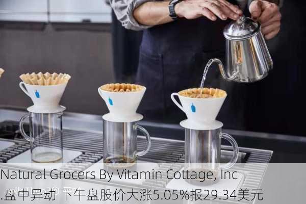 Natural Grocers By Vitamin Cottage, Inc.盘中异动 下午盘股价大涨5.05%报29.34美元