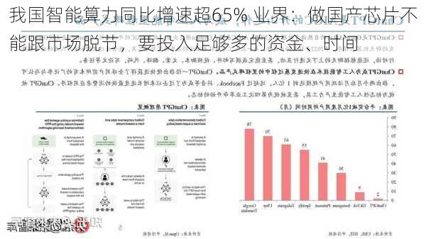 我国智能算力同比增速超65% 业界：做国产芯片不能跟市场脱节，要投入足够多的资金、时间