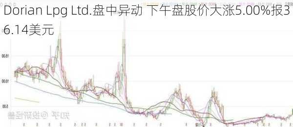 Dorian Lpg Ltd.盘中异动 下午盘股价大涨5.00%报36.14美元