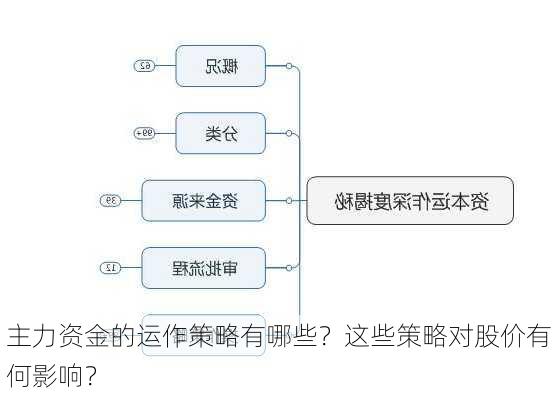 主力资金的运作策略有哪些？这些策略对股价有何影响？