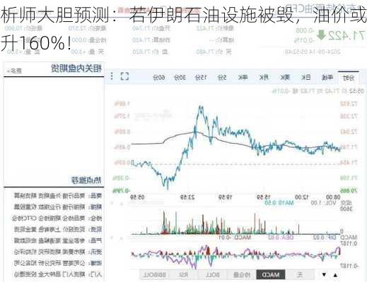 分析师大胆预测：若伊朗石油设施被毁，油价或飙升160%！