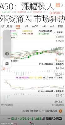 A50：涨幅惊人 外资涌入 市场狂热