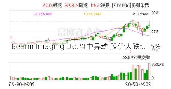 Beamr Imaging Ltd.盘中异动 股价大跌5.15%