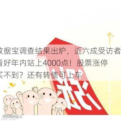 数据宝调查结果出炉，近六成受访者看好年内站上4000点！股票涨停买不到？还有转债可上车