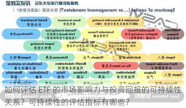 如何评估 ETF 的市场影响力与投资回报的可持续性关系？可持续性的评估指标有哪些？